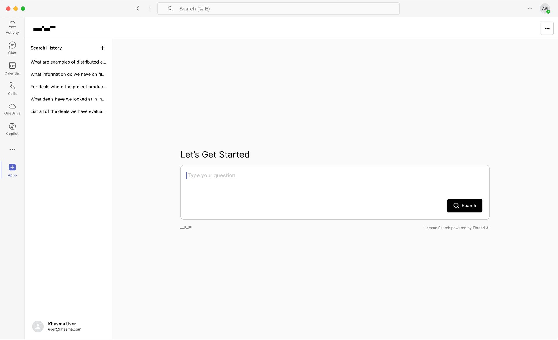 Lemma embedded in Microsoft Teams